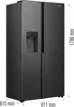 Gorenje NRS917E61BX side by side 10. kép