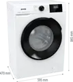 Gorenje W1NGPI61SBS elöltöltős keskeny mosógép 8. kép