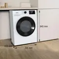 Gorenje W3NGPI72SAS elöltöltős keskeny mosógép 2. kép