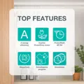 Gorenje W3NGPI74A3S elöltöltős mosógép 3. kép