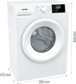 Gorenje WNGPI61SBS elöltöltős keskeny mosógép 8. kép