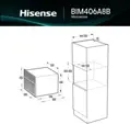 Hisense BIM406A8B beépíthető kompakt sütő+mikró 12. kép