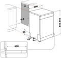 Whirlpool W7F HS61X szabadonálló mosogatógép 13. kép