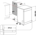 Whirlpool WFC 3C33 F X szabadonálló mosogatógép 12. kép