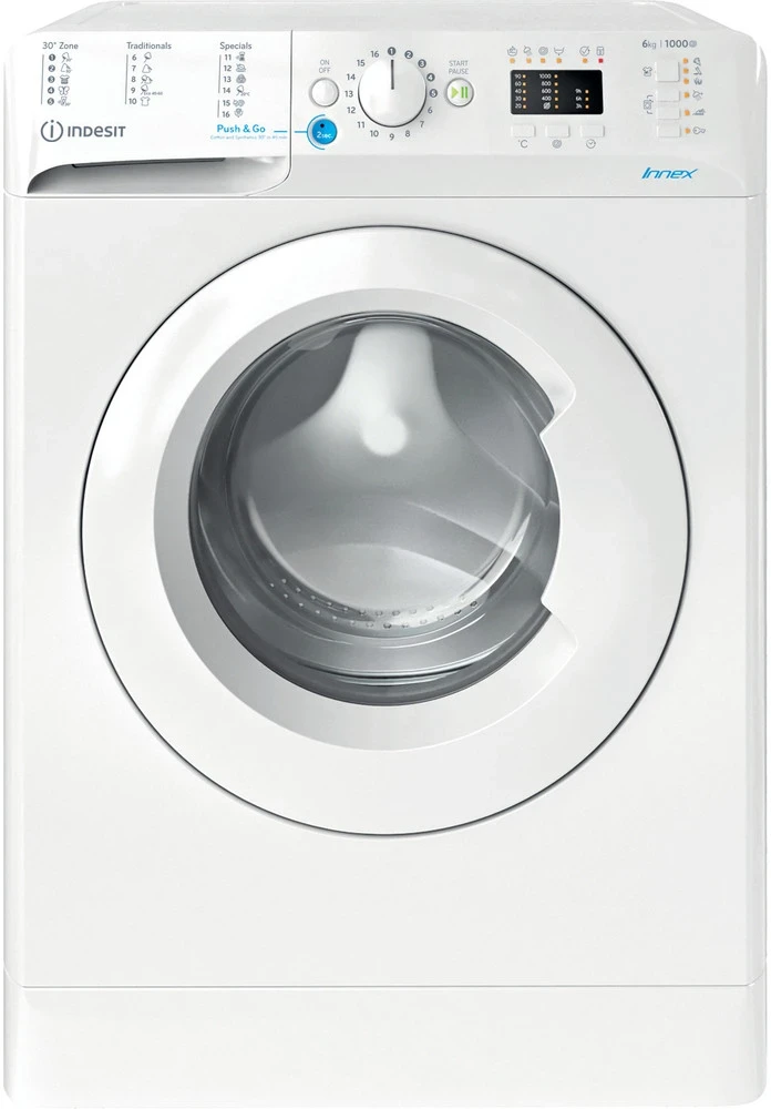 Whirlpool BWSA 61051 W EU N elöltöltős keskeny mosógép 2. kép