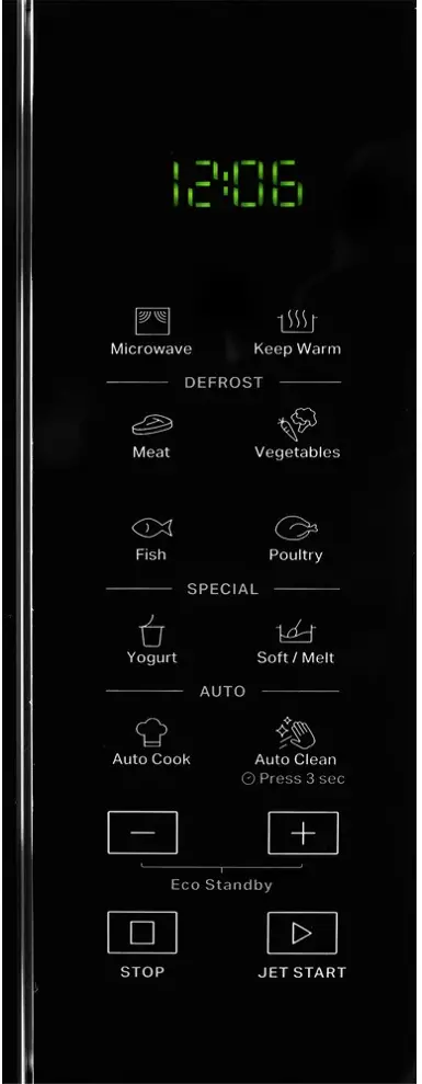 Whirlpool MWP 251 SB mikrohullámú sütő 4. kép