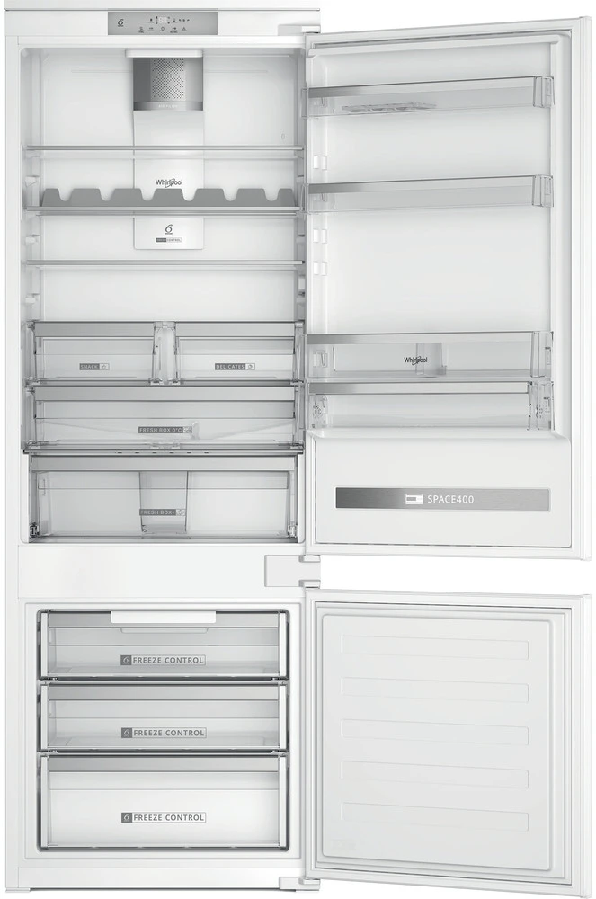 Whirlpool SP40 812 EU 2 beépíthető alulfagyasztós hűtőszekrény 2. kép