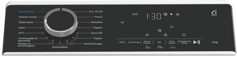 Whirlpool TW621DBSSWHU felültöltős mosógép 7. kép