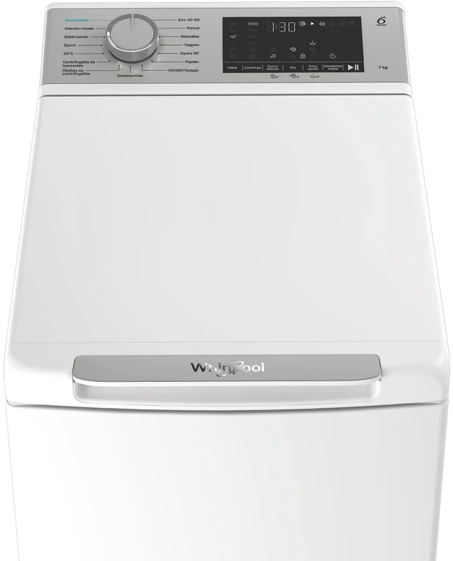 Whirlpool TW721DSSSWHU felültöltős mosógép 6. kép