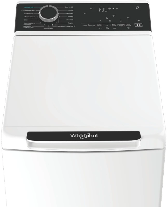 Whirlpool TW721WBSSWAHU felültöltős mosógép 6. kép