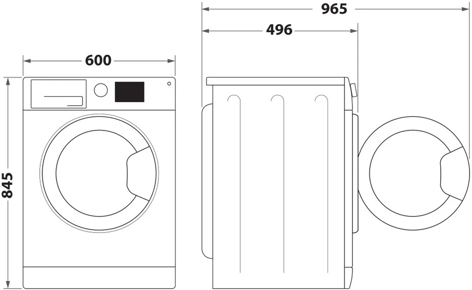 Whirlpool WAM 09WB EE elöltöltős mosógép 11. kép