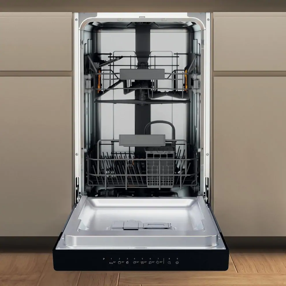 Whirlpool WH3UC10BS7A0X beépíthető keskeny mosogatógép 2. kép