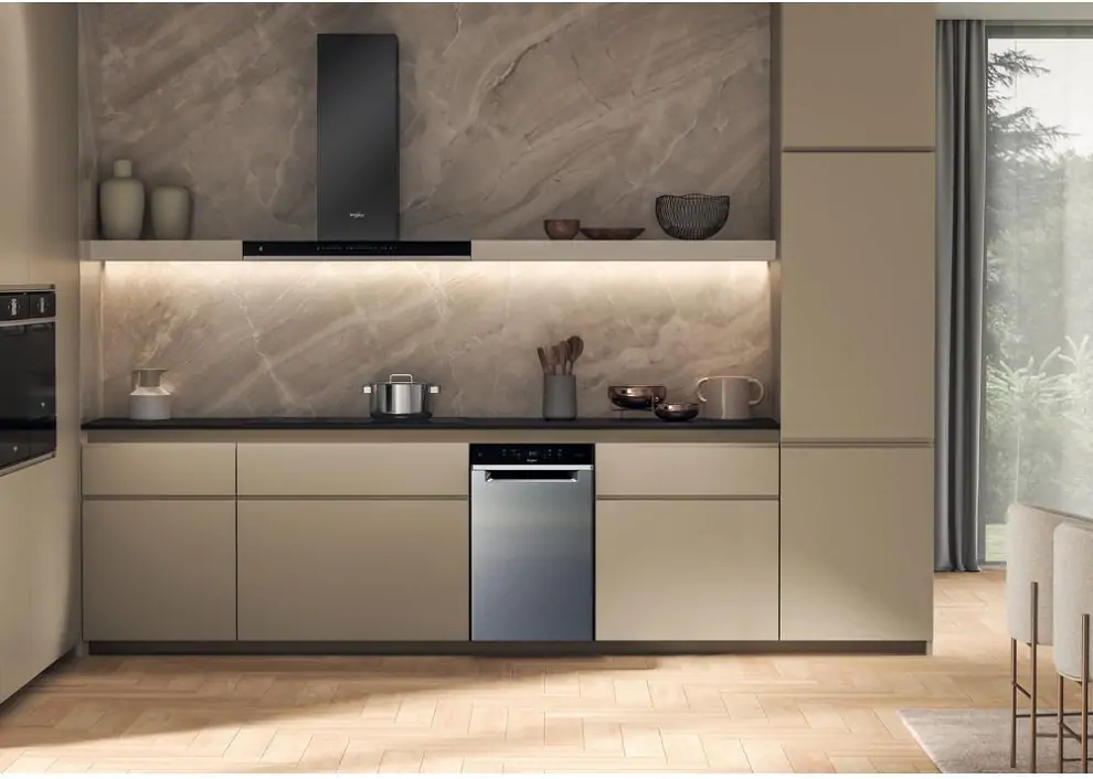 Whirlpool WH3UC10BS7A0X beépíthető keskeny mosogatógép 3. kép