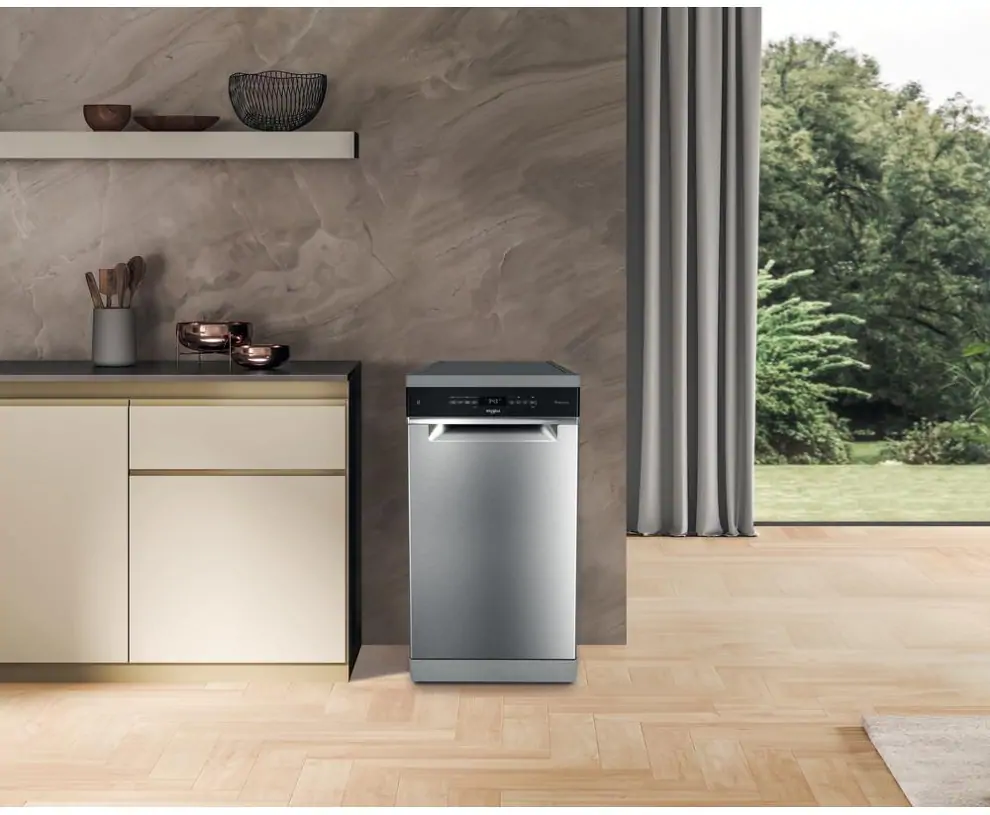 Whirlpool WH6FB10BS7A0X szabadonálló keskeny mosogatógép 4. kép