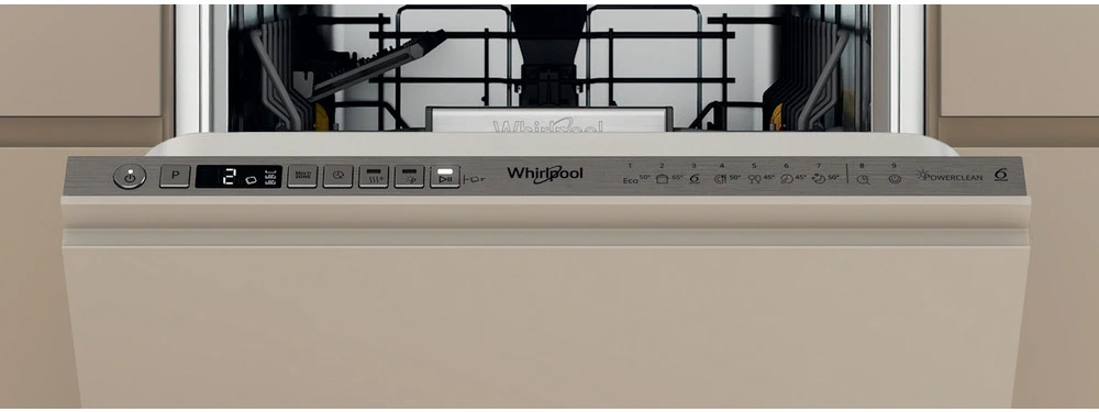 Whirlpool WH6IA10BS7L0 beépíthető keskeny mosogatógép 3. kép
