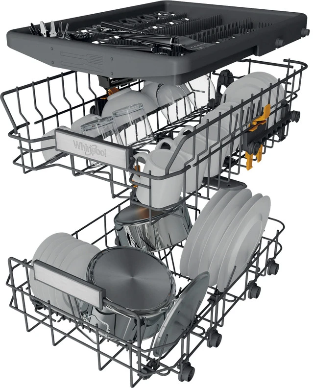 Whirlpool WH6IA10BS7L0 beépíthető keskeny mosogatógép 8. kép