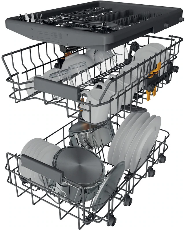 Whirlpool WH6PC11BS7A0 beépíthető keskeny mosogatógép 7. kép