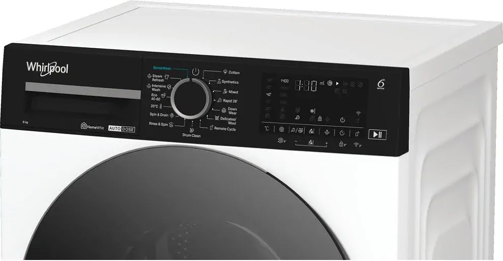 Whirlpool WPM 87W ADS EE elöltöltős mosógép 5. kép