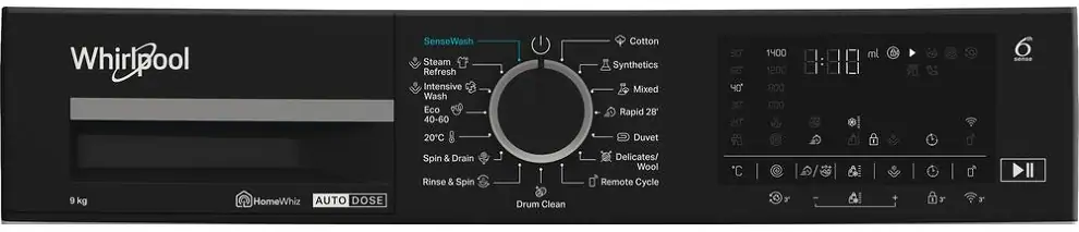 Whirlpool WPM 97W ADS EE elöltöltős mosógép 7. kép